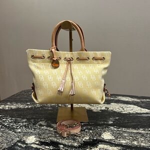 Dooney & Bourke Tassel Monogram Tote